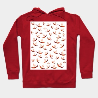 SPICY Food Hot Red Flamin Peppers Hoodie